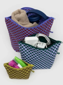 BAGGU Go Pouch - Jewel Checks