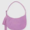 BAGGU Medium Crescent Nylon Bag - Peony