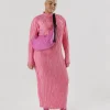 BAGGU Medium Crescent Nylon Bag - Extra Pink