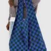 BAGGU Reusable Bag Large - Iris Green Check