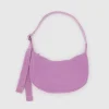 BAGGU Small Crescent Nylon Bag - Peony