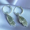 BILAK JEWELRY Hands Earrings - Sterling Silver