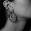 BLACK KALA Surya S Hoop Earrings