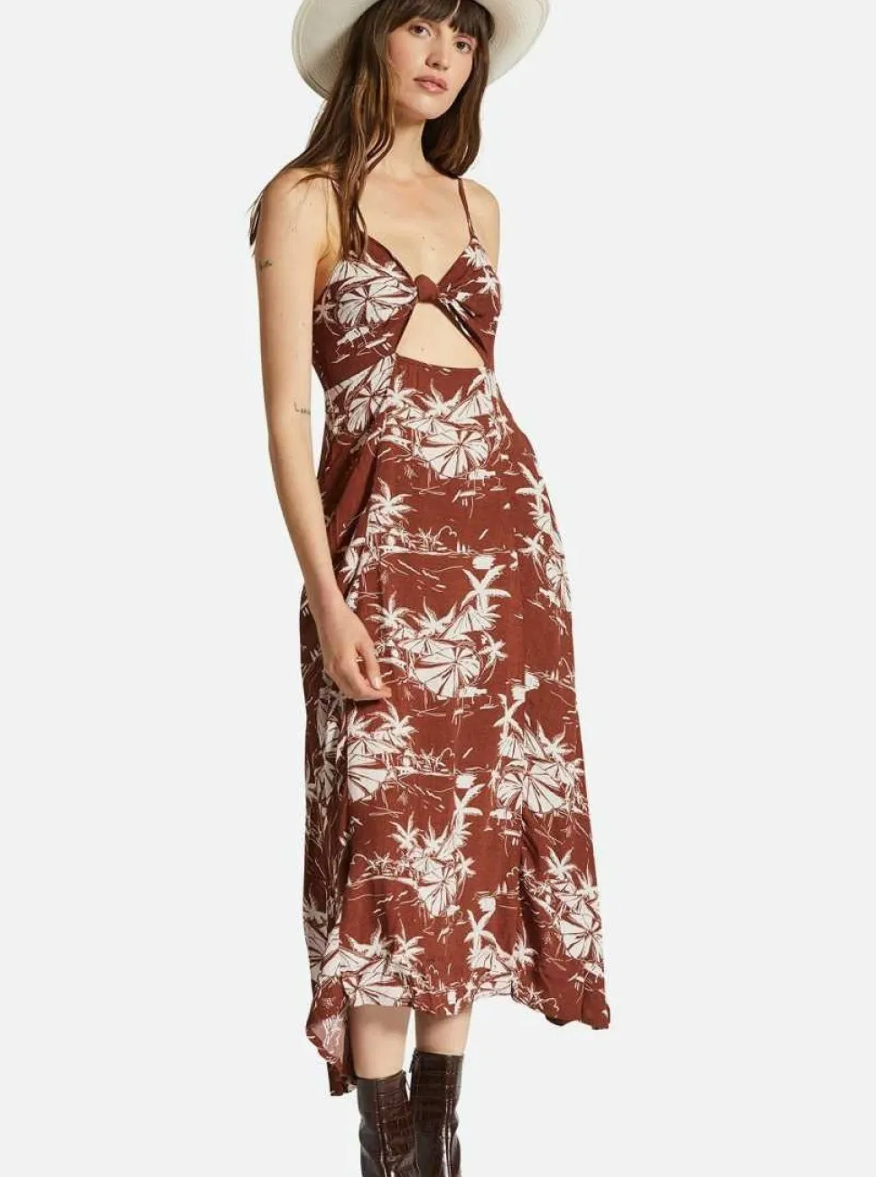 BRIXTON Riviera Dress - Sepia