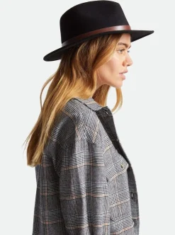 BRXITON Messer Fedora Hat - Black