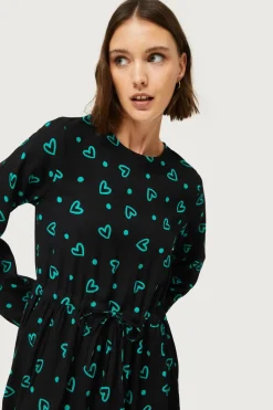 COMPANIA FANTASTICA Dress - Green Hearts