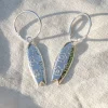 COTE OUEST Surf Flower Earrings - Silver