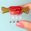 COUCOU SUZETTE Mini Hair Clip - Red Papillote