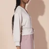 DAGG & STACEY Avalon Wrap Sweater - Pearl