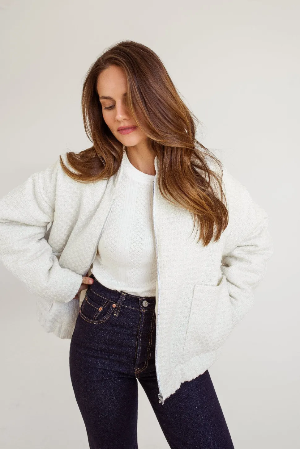 DAILYSTORY Angela Bombers - Cream