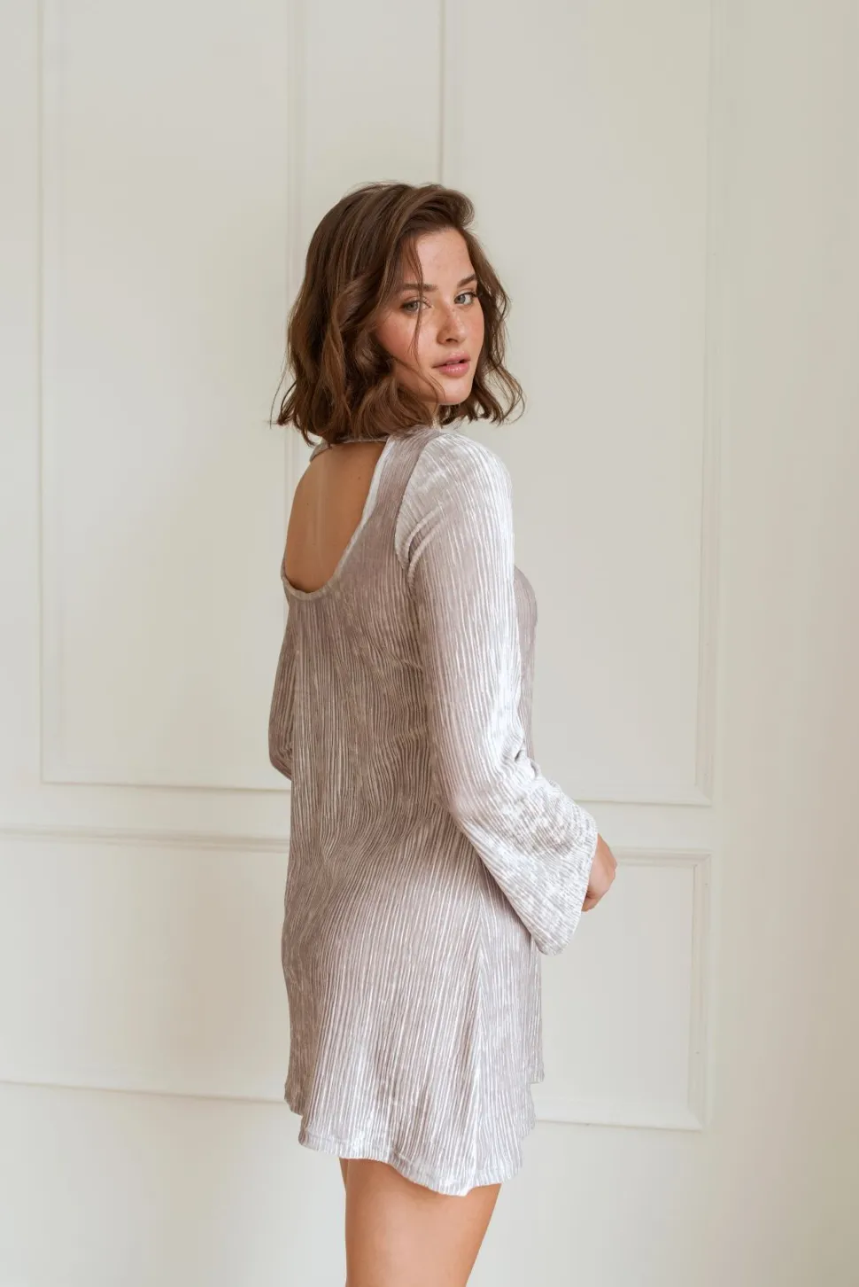 DAILYSTORY Horia Dress - Silver