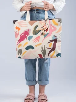 DORA NOLA Decorated Bag - Ecru