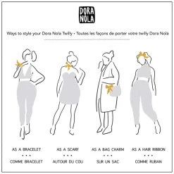 DORA NOLA Silk Twilly - Guardians