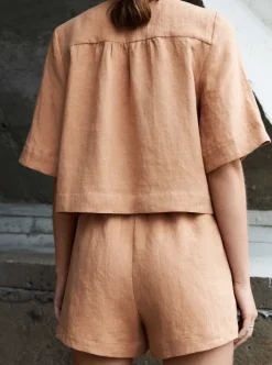 EVE GRAVEL Short Échinacée