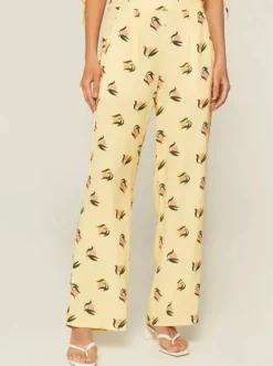FANTASTIC COMPANY Pantalon Pêches - Jaune