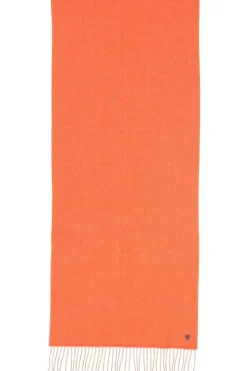 FRAAS Herringbone Pattern Wool Scarf