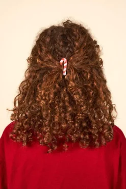 HELLO SUZETTE Candy Cane Barrette