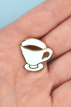 HELLO SUZETTE Coffee Pin