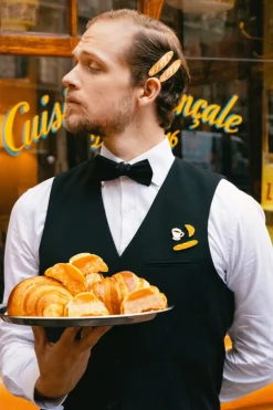 HELLO SUZETTE Croissant Pin