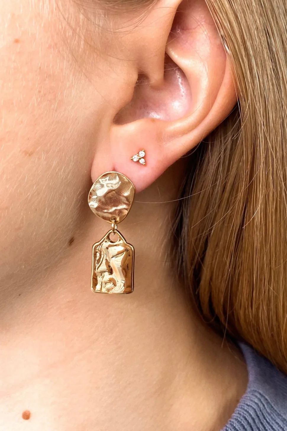 HORACE Infi Triangular Stud Earrings