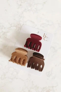 KITTEN CLAWS CLIPS Flocked Hair Clip