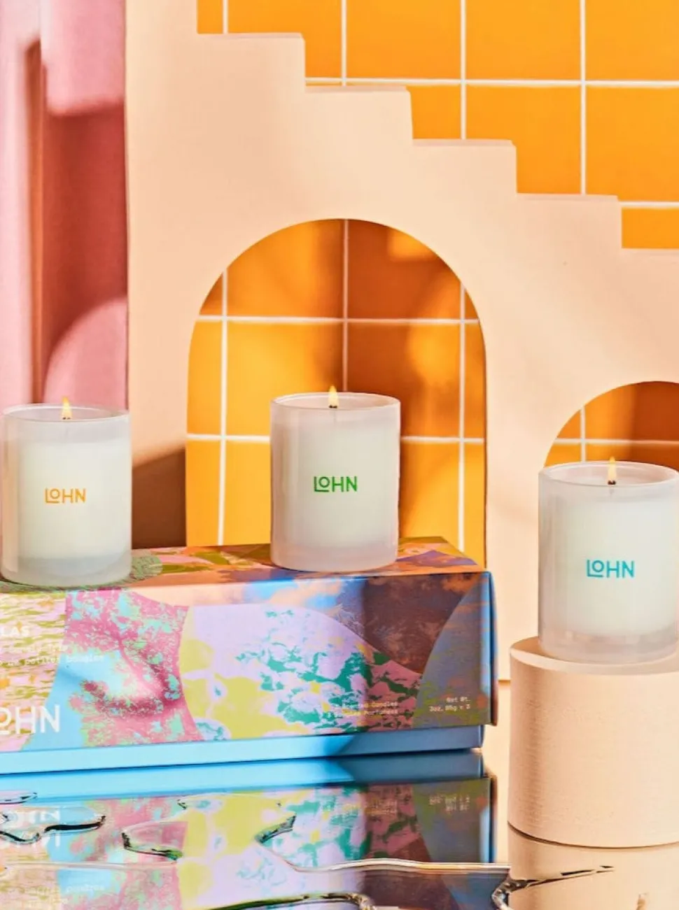LOHN Trio of Mini Candles - Atlas