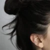 MAKSYM - Hammered Ear Cuff - Silver