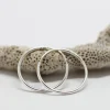 MAKSYM Hinged rings 20mm - Silver