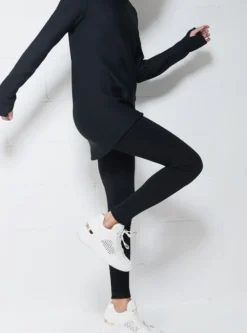 MONDOR Footless Thermal Tights 4790 - Black