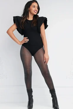 MONDOR Lurex Tights 30 Deniers 5379 - Black