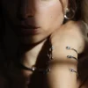 NOIR KALA Bracelet Open Dots