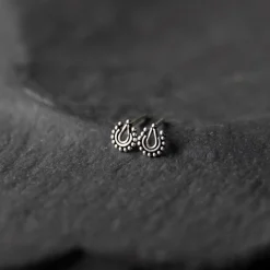 NOIR KALA Drop Earrings - Silver