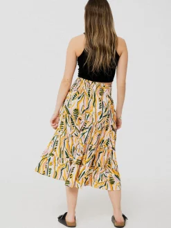 PINEAPPLE BANANAS Clear Skirt - Beige Pattern