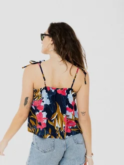 PINEAPPLE BANANAS Isabella Camisole - Tropical Navy
