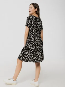 PINEAPPLE BANANAS Olivia dress - Black flower