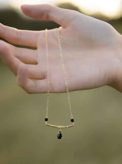 SANDRINE DEVOST Dream Necklace Black