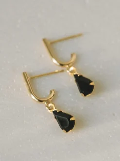SANDRINE DEVOST Juliette earrings - Black