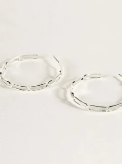 SARAH BIJOUX Large Trombone Hoops