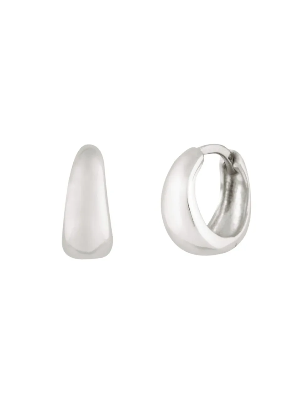 TWENTY COMPASS Mini Bold Hoops Earrings