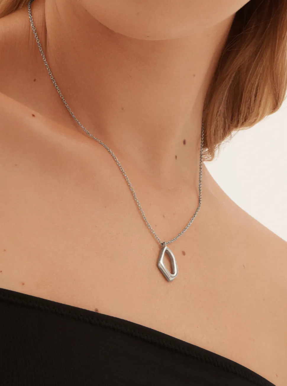 TWENTY COMPASS Nova Necklace - Silver