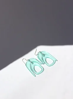 WARREN STEVEN SCOTT Salish Chandelier Mini Earrings - Translucent Blue