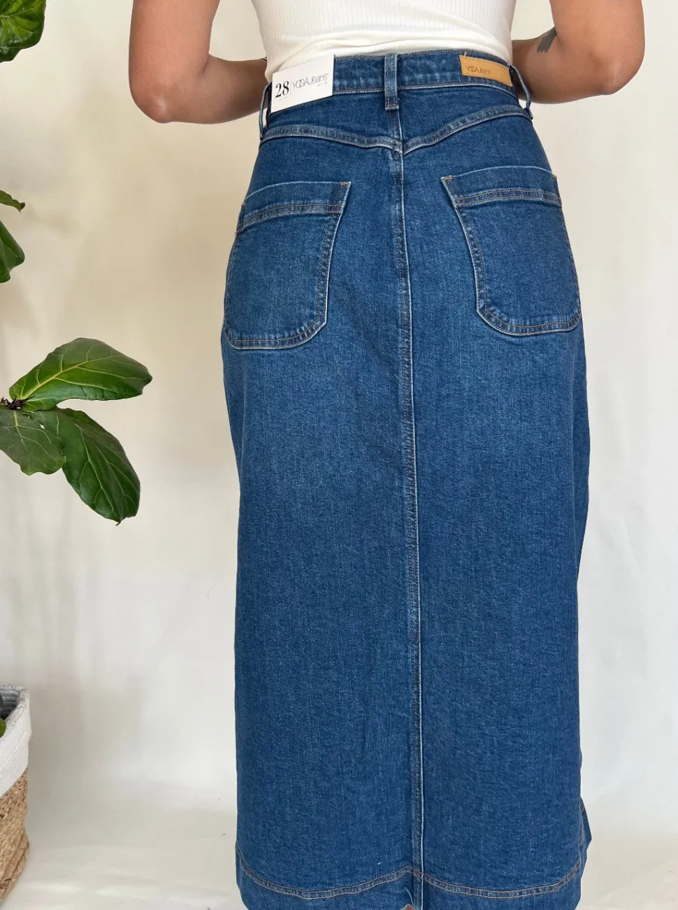 YOGA JEANS Skirt - Hibiscus